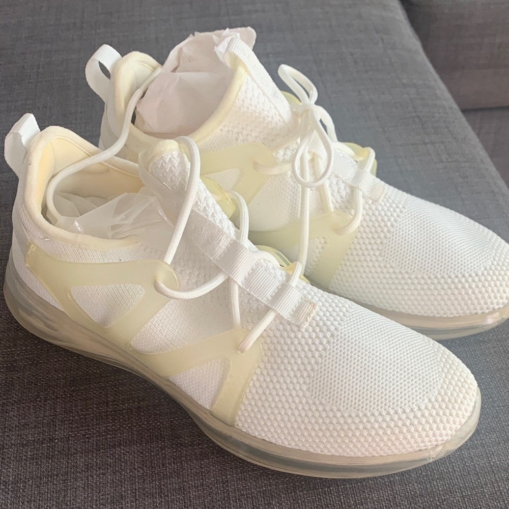 Aldo White and Cream Women's Sneakers